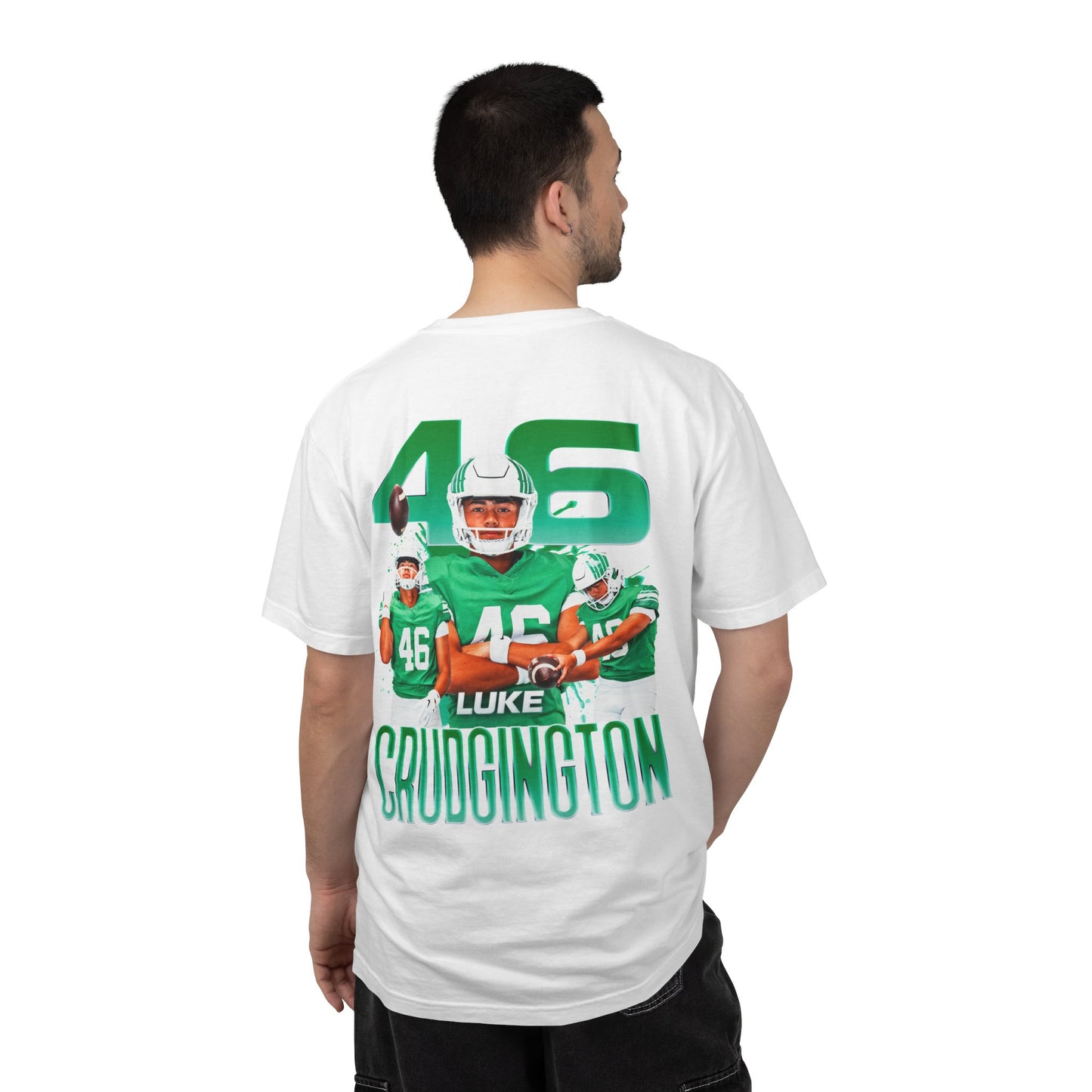 Luke Crudgington Logo Front & Back Premium Tee