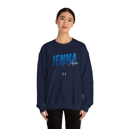Jenna Joyce Cursive Combo Colored Crewneck Sweatshirt