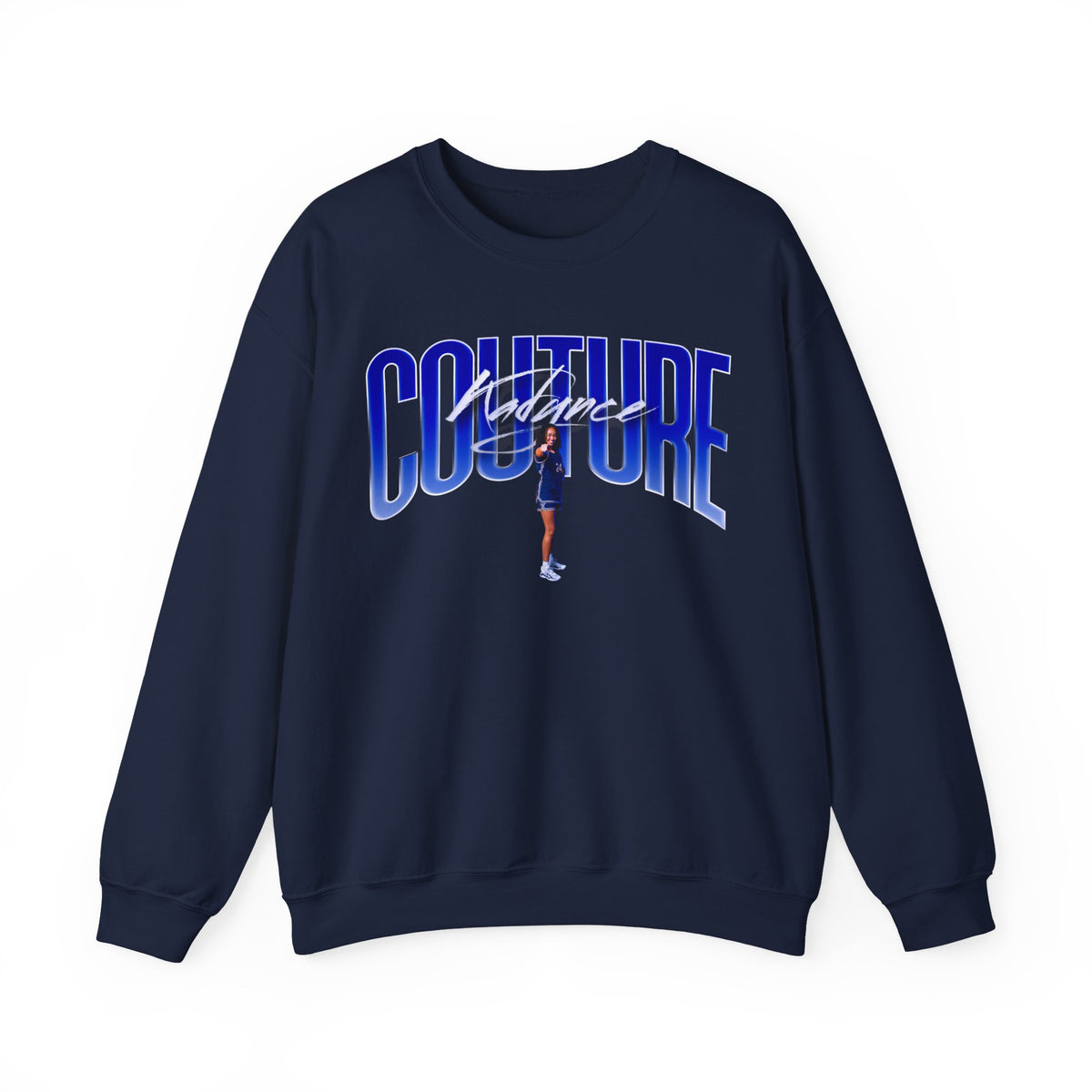 Kadynce Couture Big Last Name Crewneck Sweatshirt