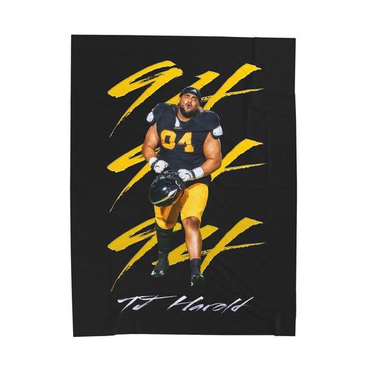 TJ Harold  60"-80" Plush Blanket