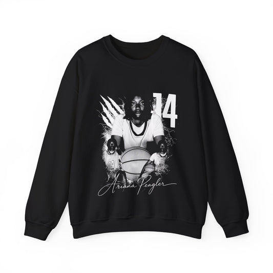Ariana Peagler Black and White Crewneck Sweatshirt