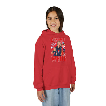Kendall White Kids Hoodie