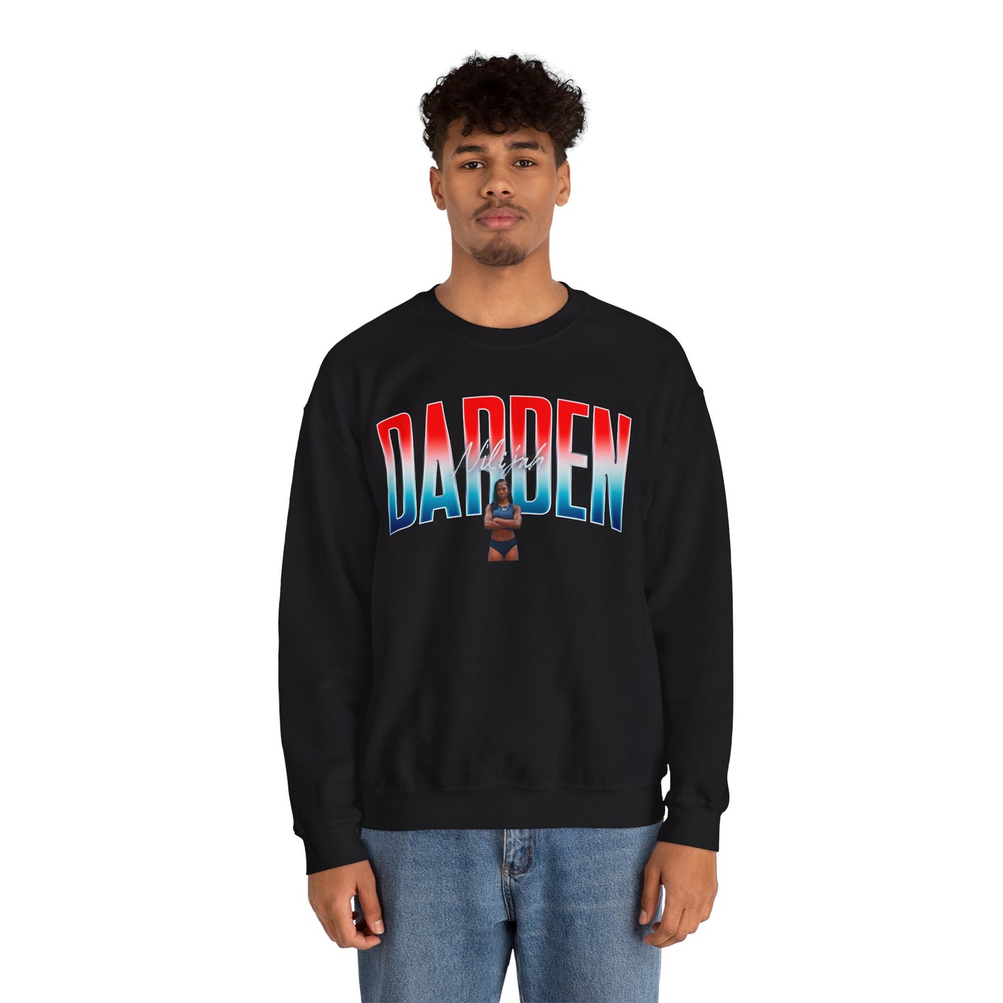 Nilijah Darden Big Last Name Crewneck Sweatshirt