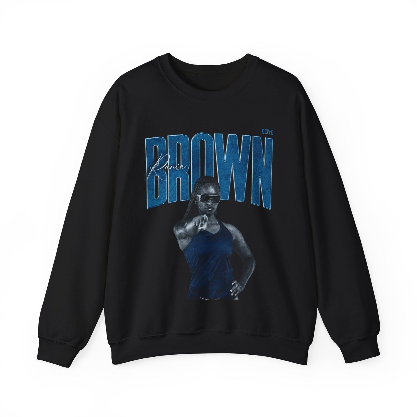Rania Brown Faded Glory Crewneck Sweatshirt