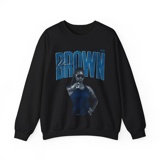 Rania Brown Faded Glory Crewneck Sweatshirt