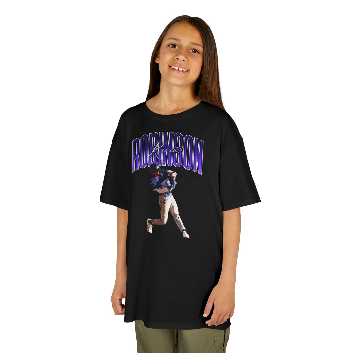 Kacin Robinson Big Last Name Kids Tee