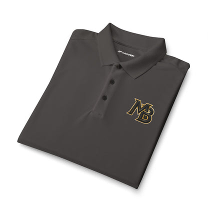 Malachi Brown Logo Men's UV Polo
