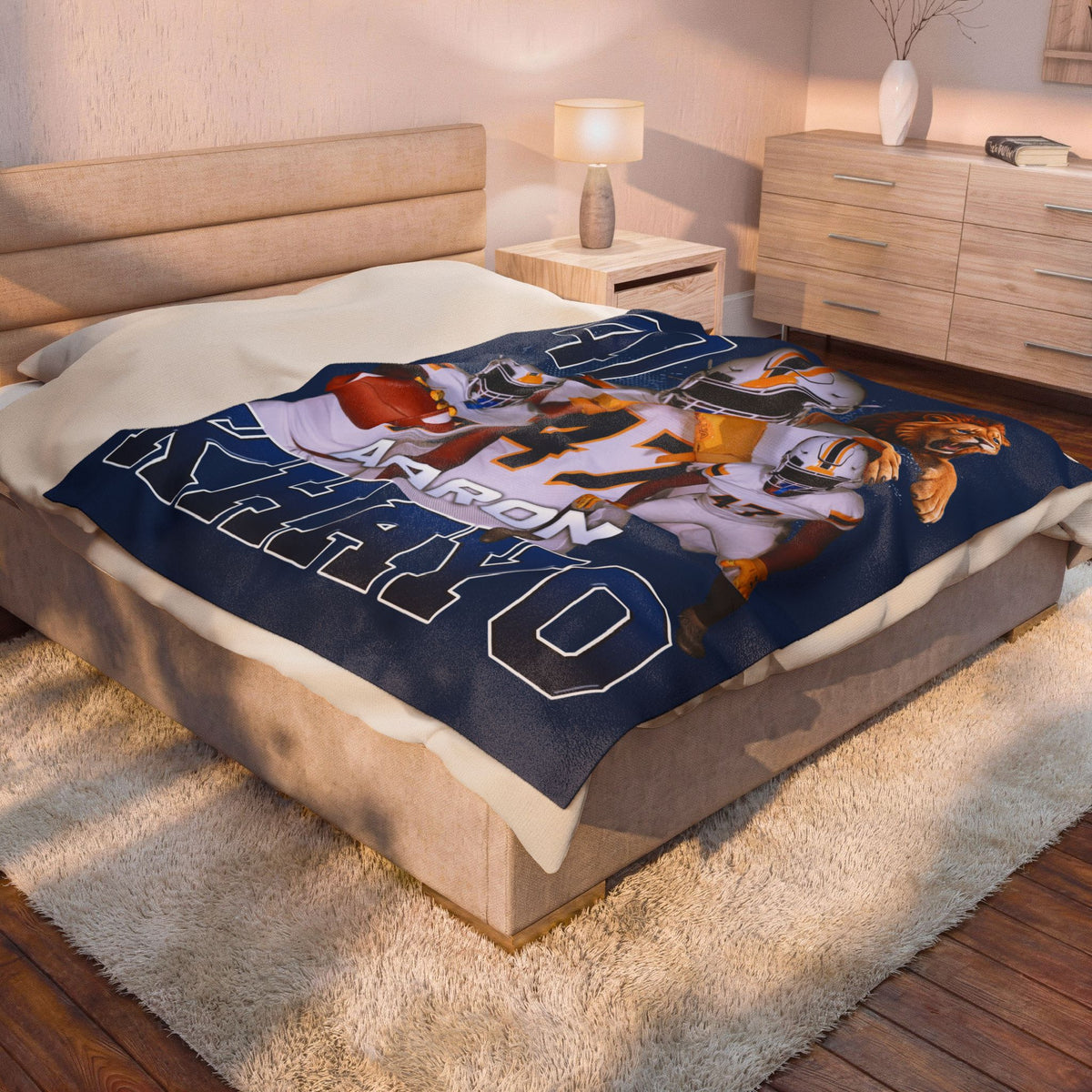 Aaron Khayo 60"-80" Plush Blanket