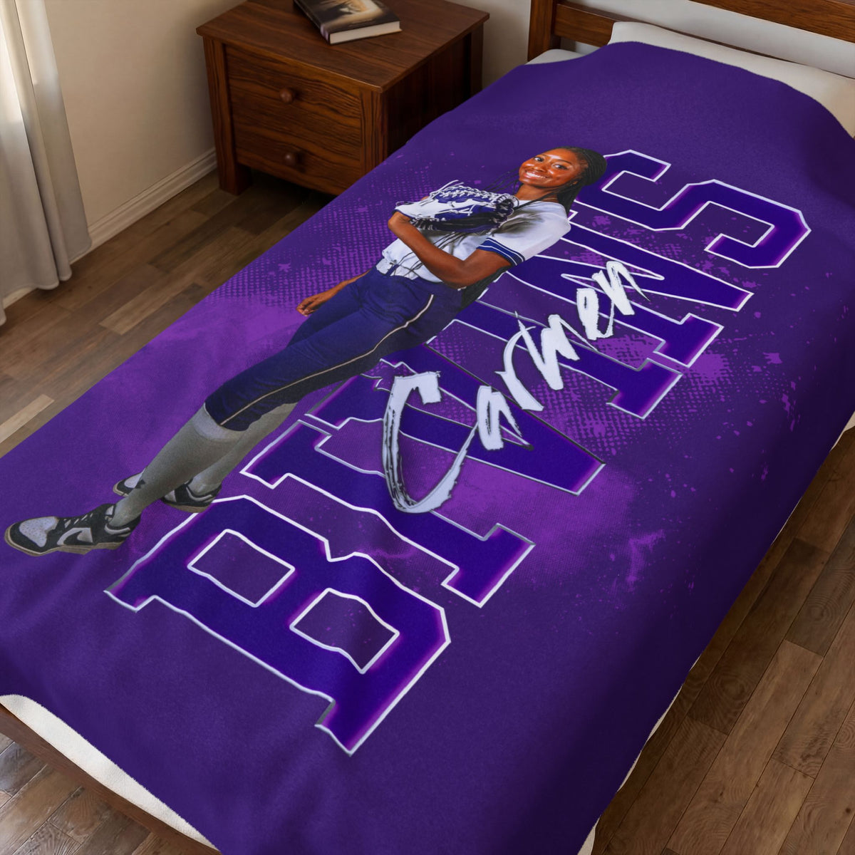 Carmen Bivins 60"-80" Plush Blanket