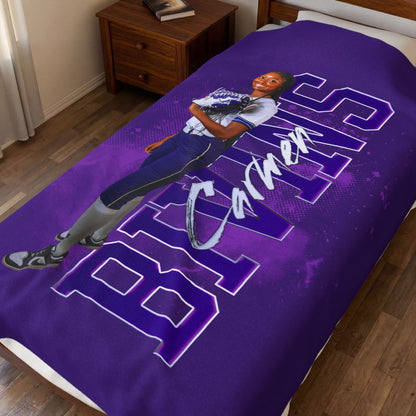 Carmen Bivins 60"-80" Plush Blanket