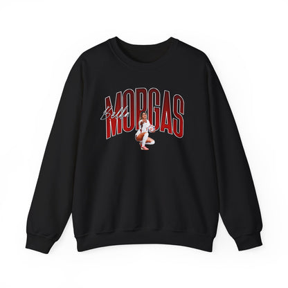 Bella Morgas Curved Combo Colored Crewneck Sweatshirt