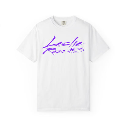 Leslie Razo Cursive Name & Number Premium Tee