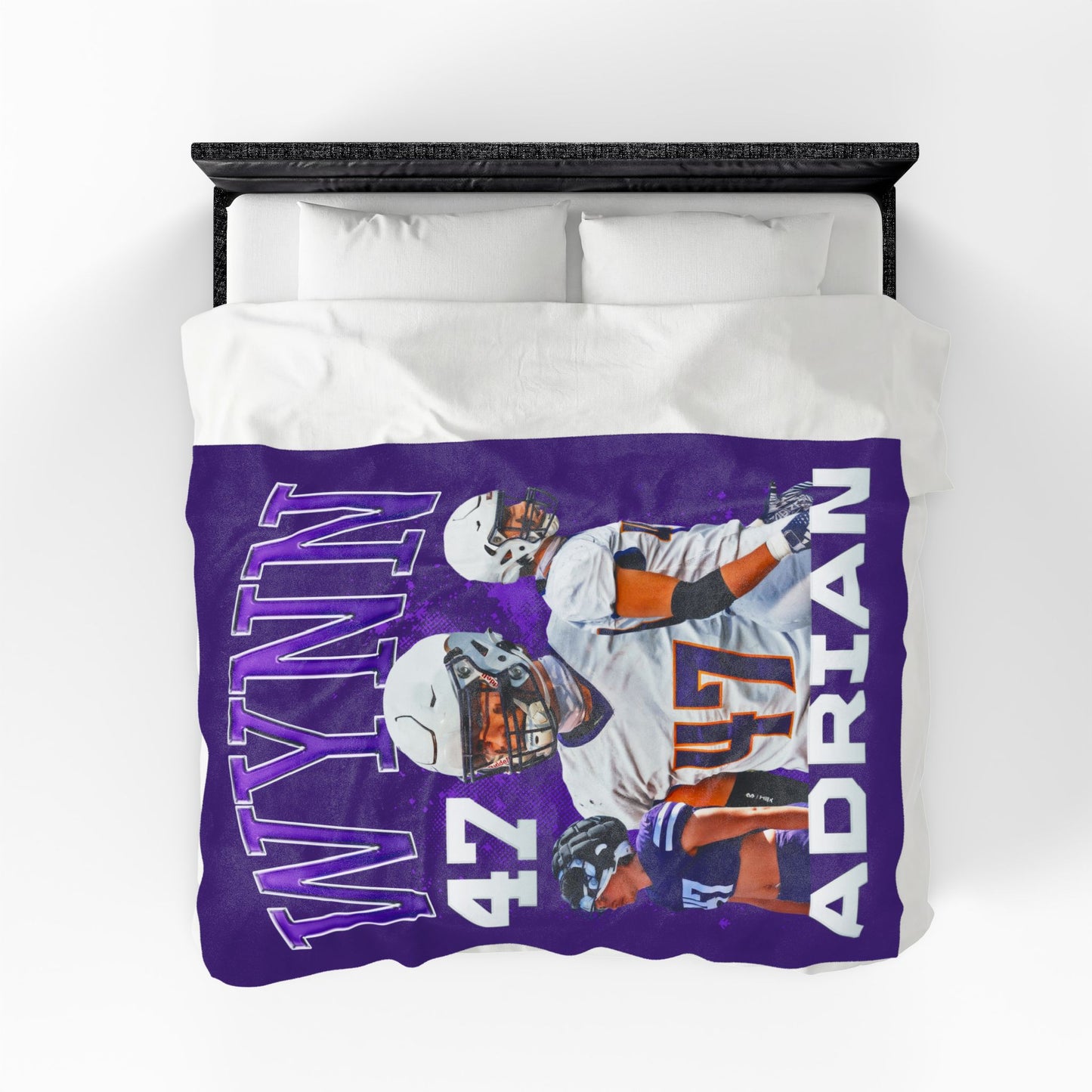 Adrian Wynn 60"-80" Plush Blanket