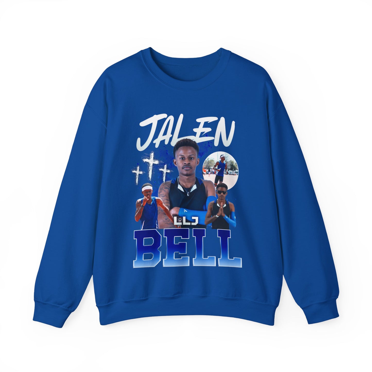 Jalen Bell Colored & White Combo Crewneck Sweatshirt
