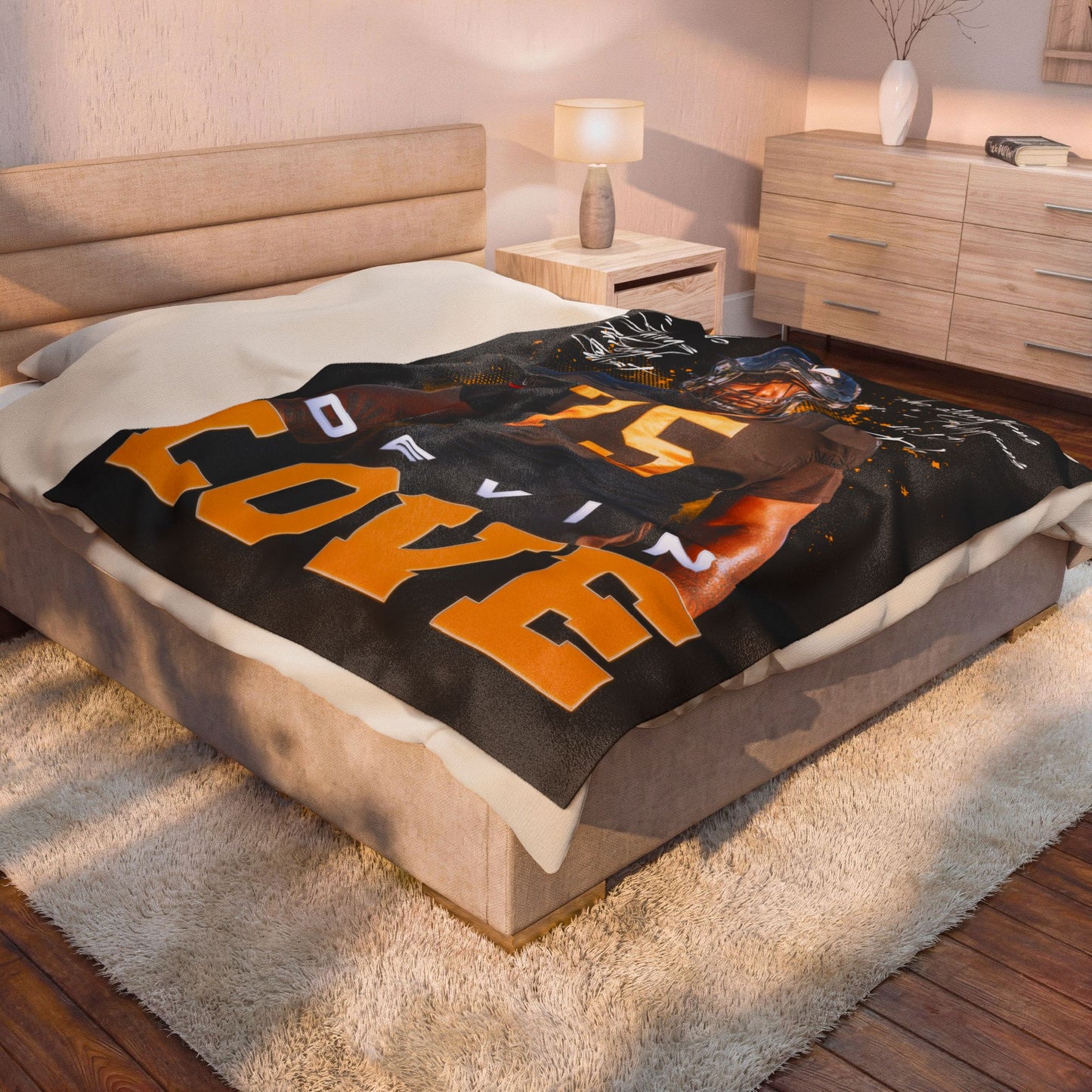 Devin Love 60"-80" Plush Blanket