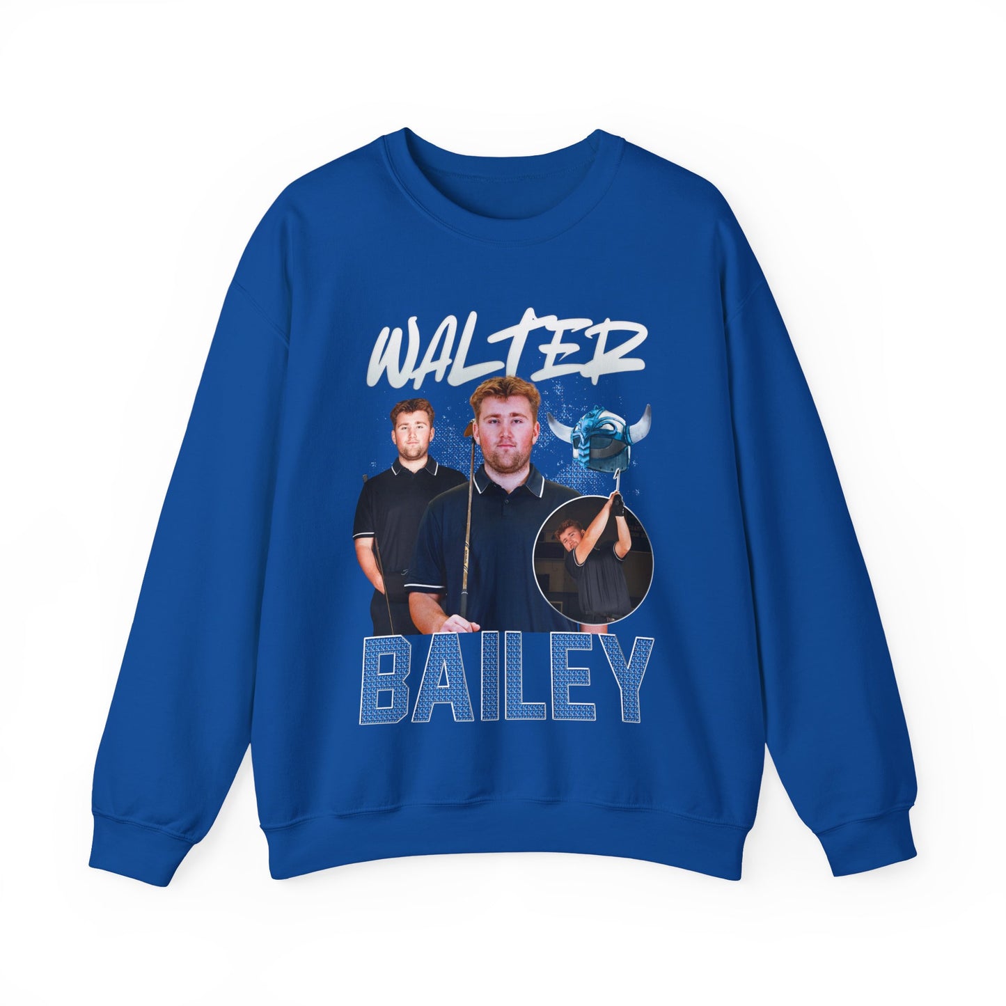 Walter Bailey Colored & White Combo Crewneck Sweatshirt
