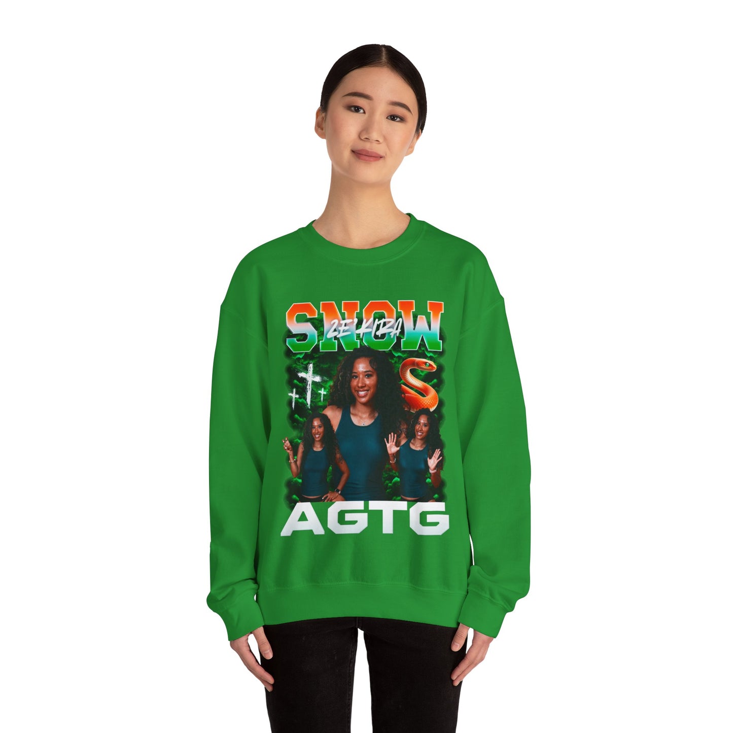 Ze'Kira Snow Crewneck Sweatshirt