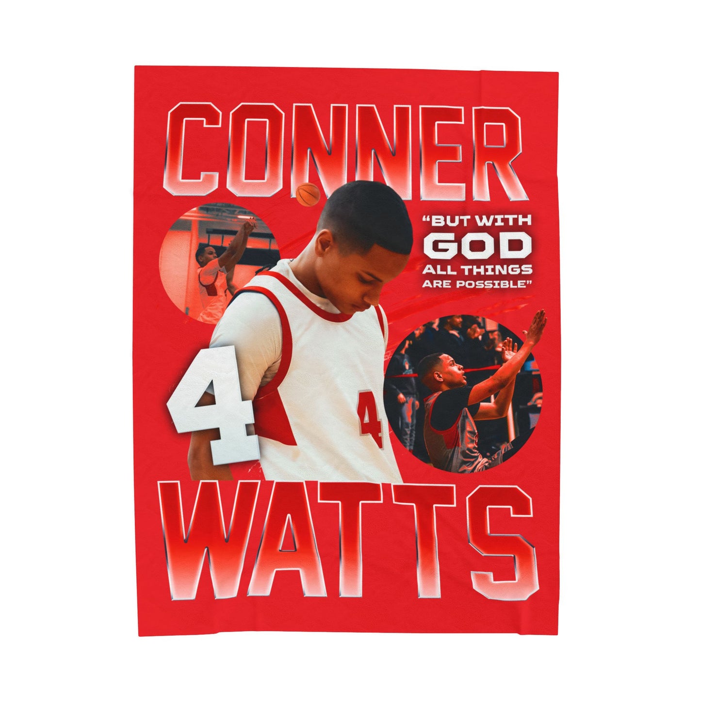 Conner Watts 60"-80" Plush Blanket