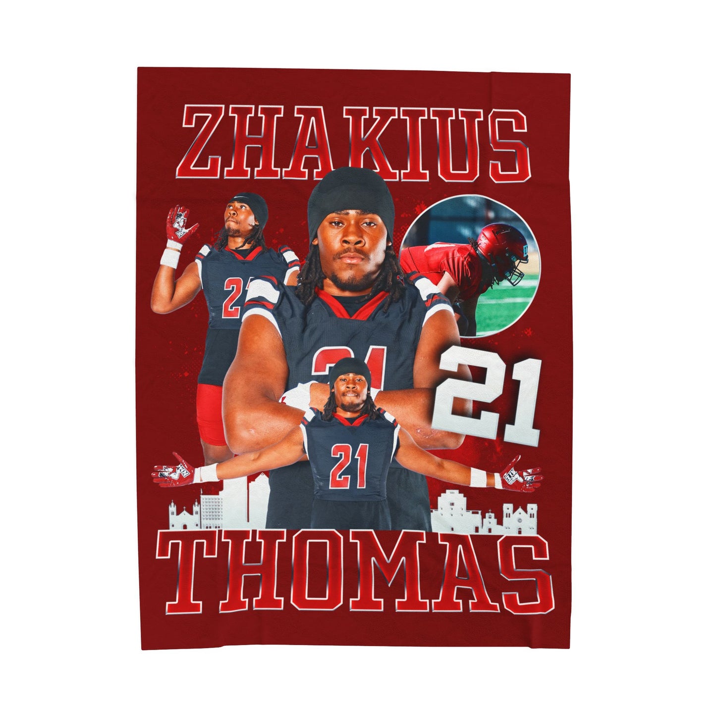Zhakius Thomas 60"-80" Plush Blanket