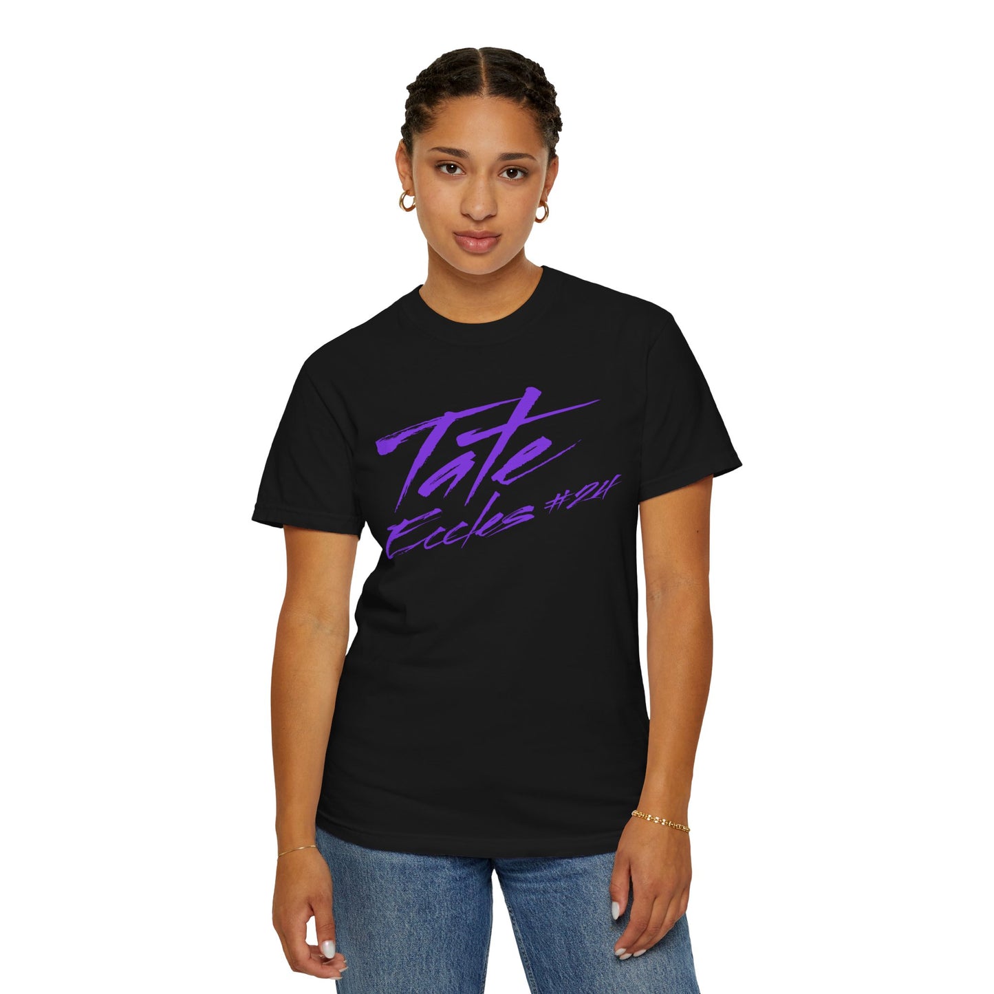 Tate Eccles Cursive Name & Number Premium Tee