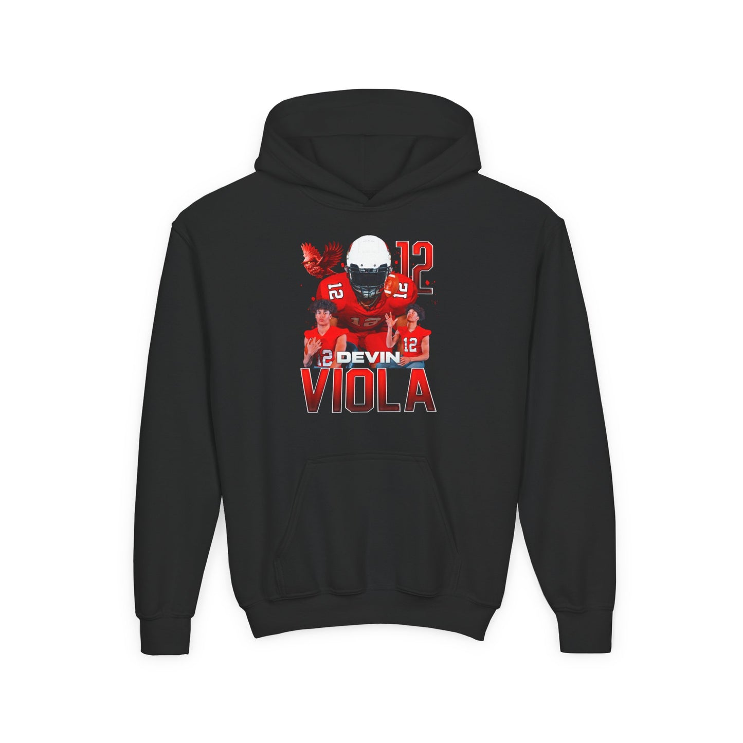 Devin Viola Kids Hoodie