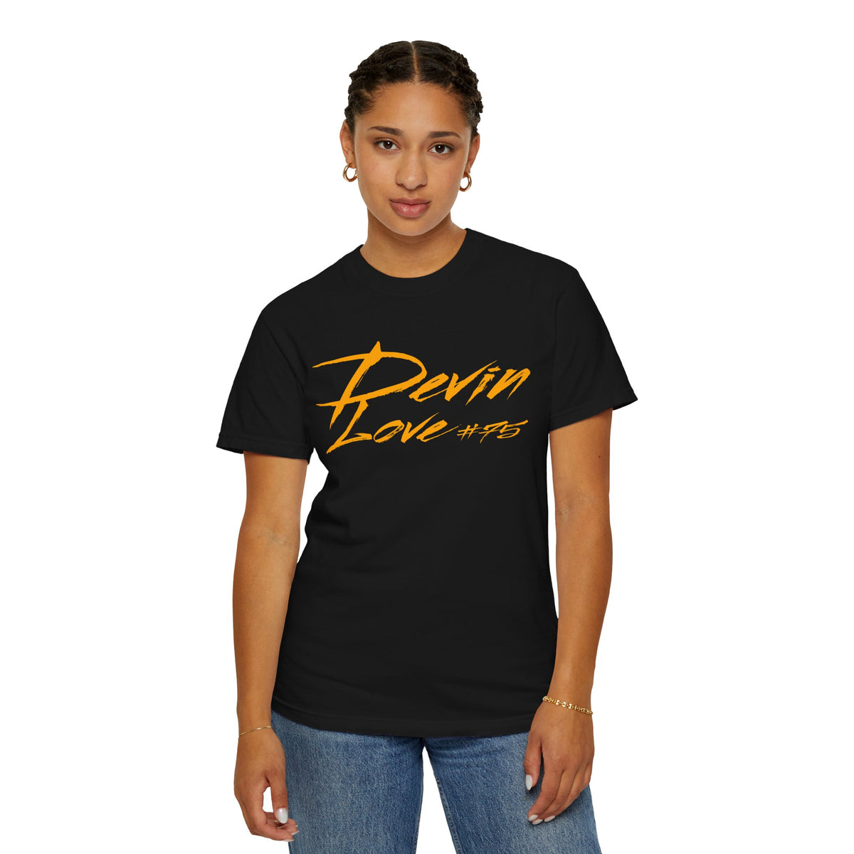 Devin Love Cursive Name & Number Premium Tee