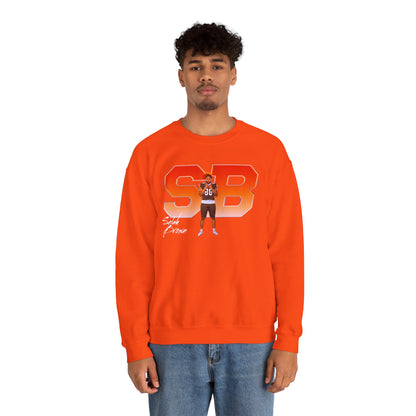 Selah Brown Big Initials Crewneck Sweatshirt
