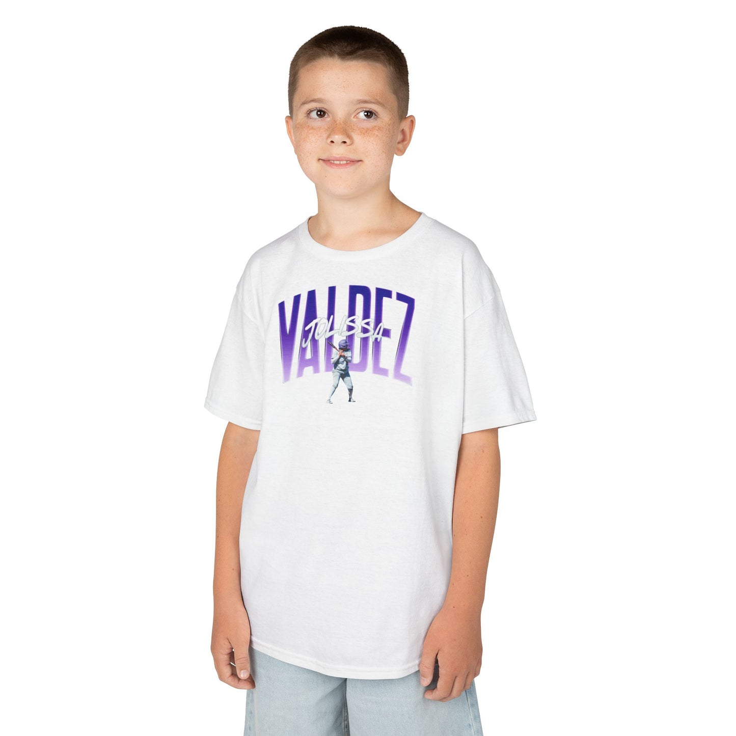 Jolissa Valdez Curved Combo Colored Kids Tee