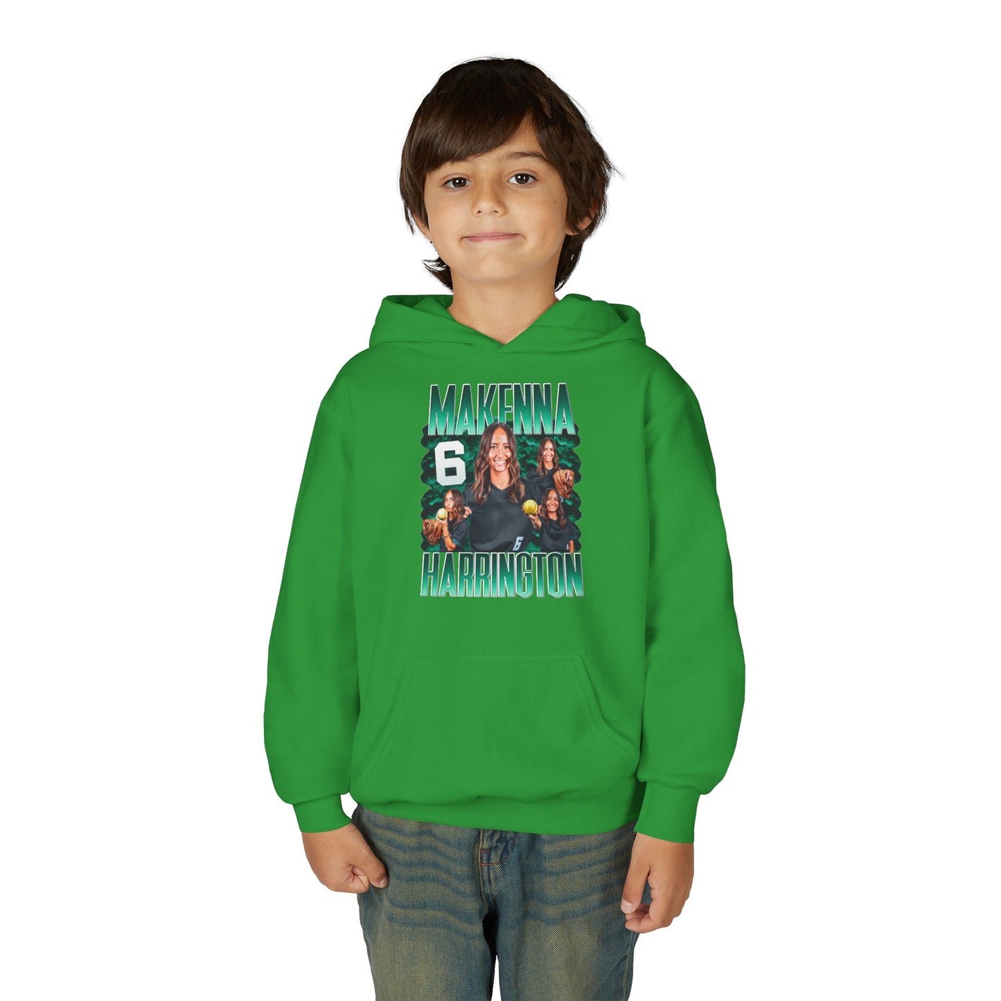 Makenna Harrington Single Color Combo Kids Hoodie