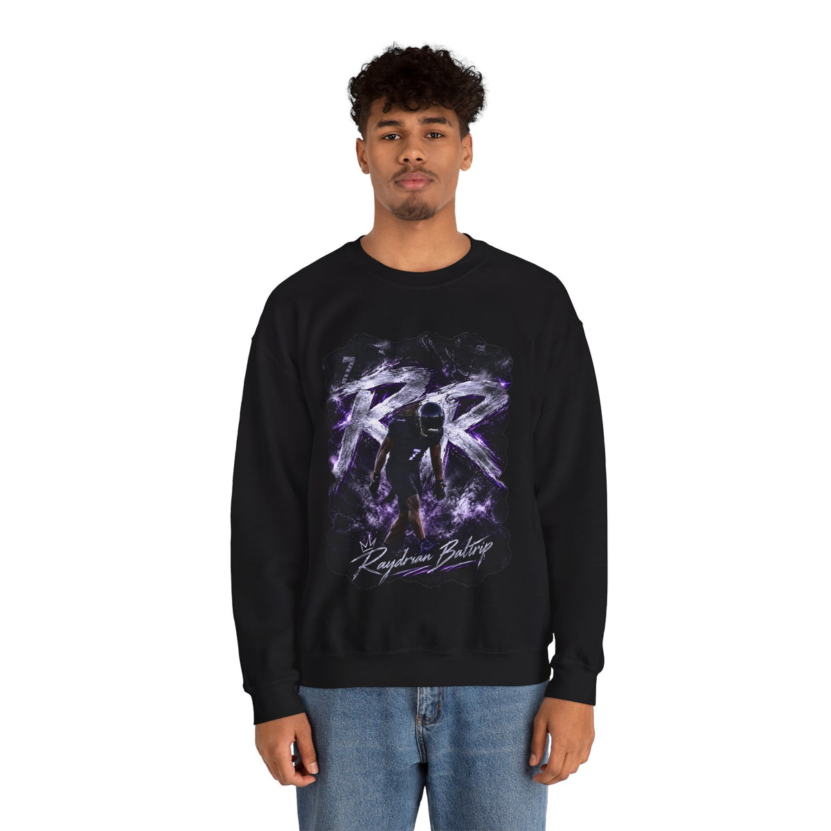 Raydrian Baltrip Big Initials Crewneck Sweatshirt