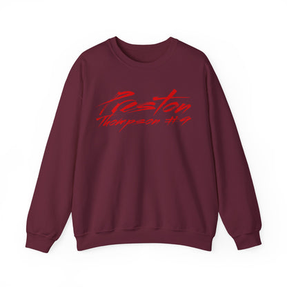 Preston Thompson Cursive Name & Number Crewneck Sweatshirt