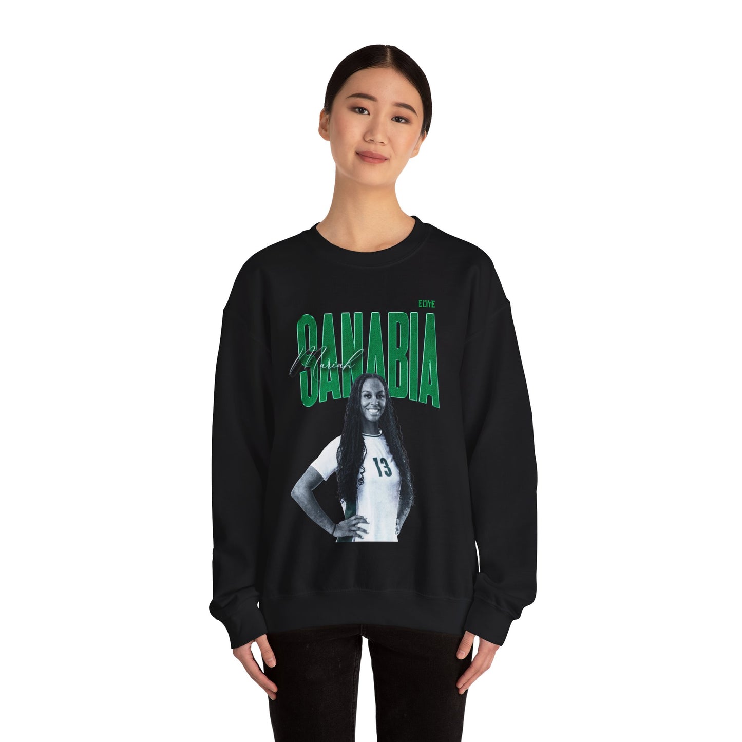 Mariah Sanabia Faded Glory Crewneck Sweatshirt