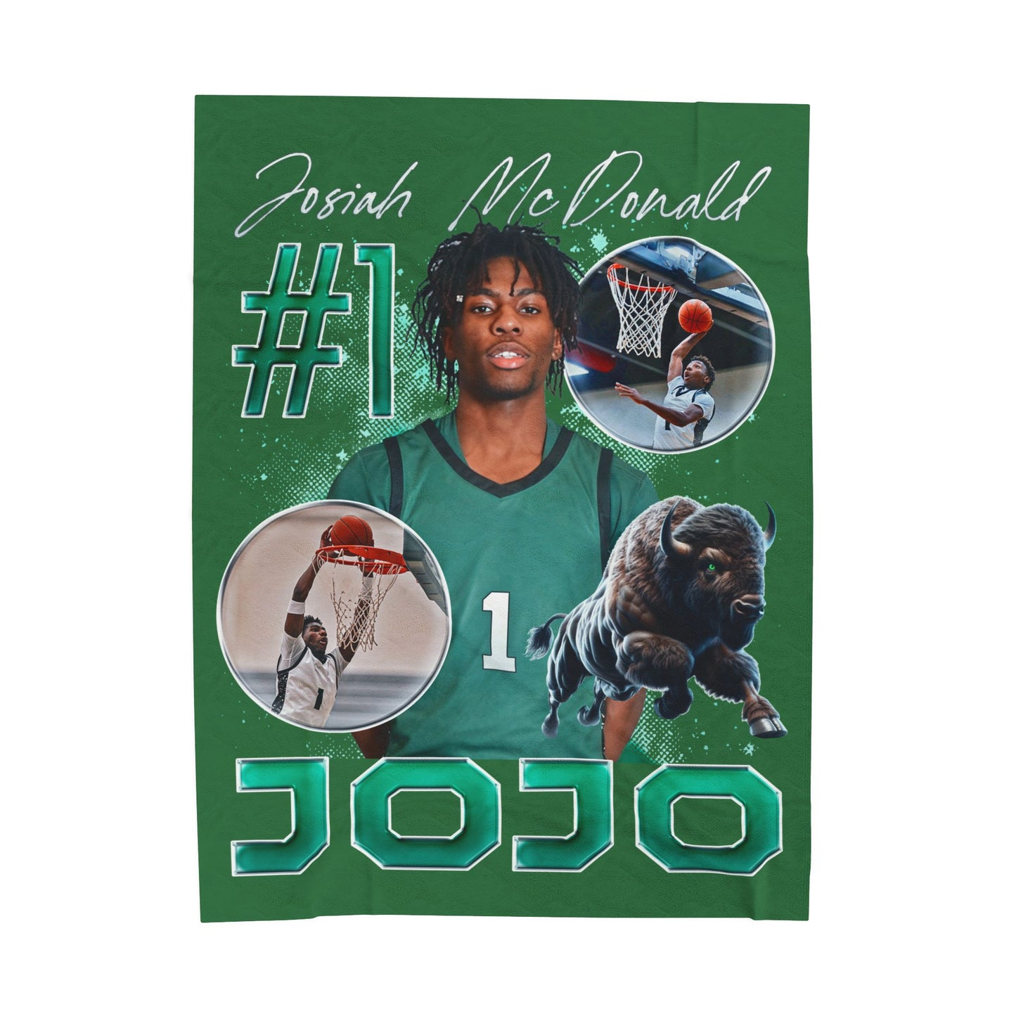 Josiah McDonald Lightning Storm 60"-80" Plush Blanket