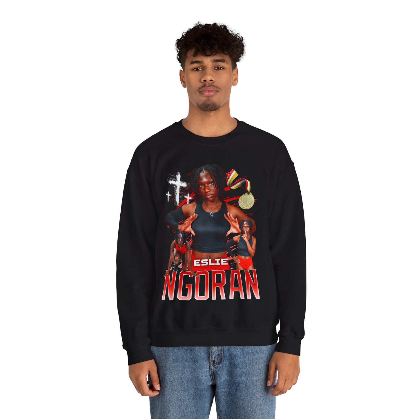 Eslie Ngoran Faith Based Crewneck Sweatshirt