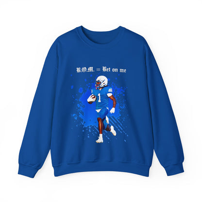 J'Marion Sanders Featured Quote Crewneck Sweatshirt