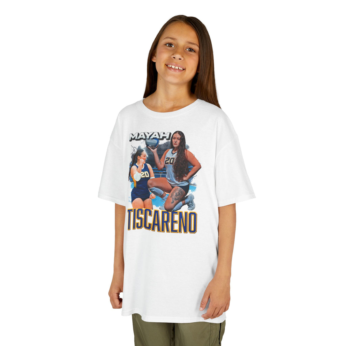 Mayah Tiscareno White & Colored Combo Kids Tee