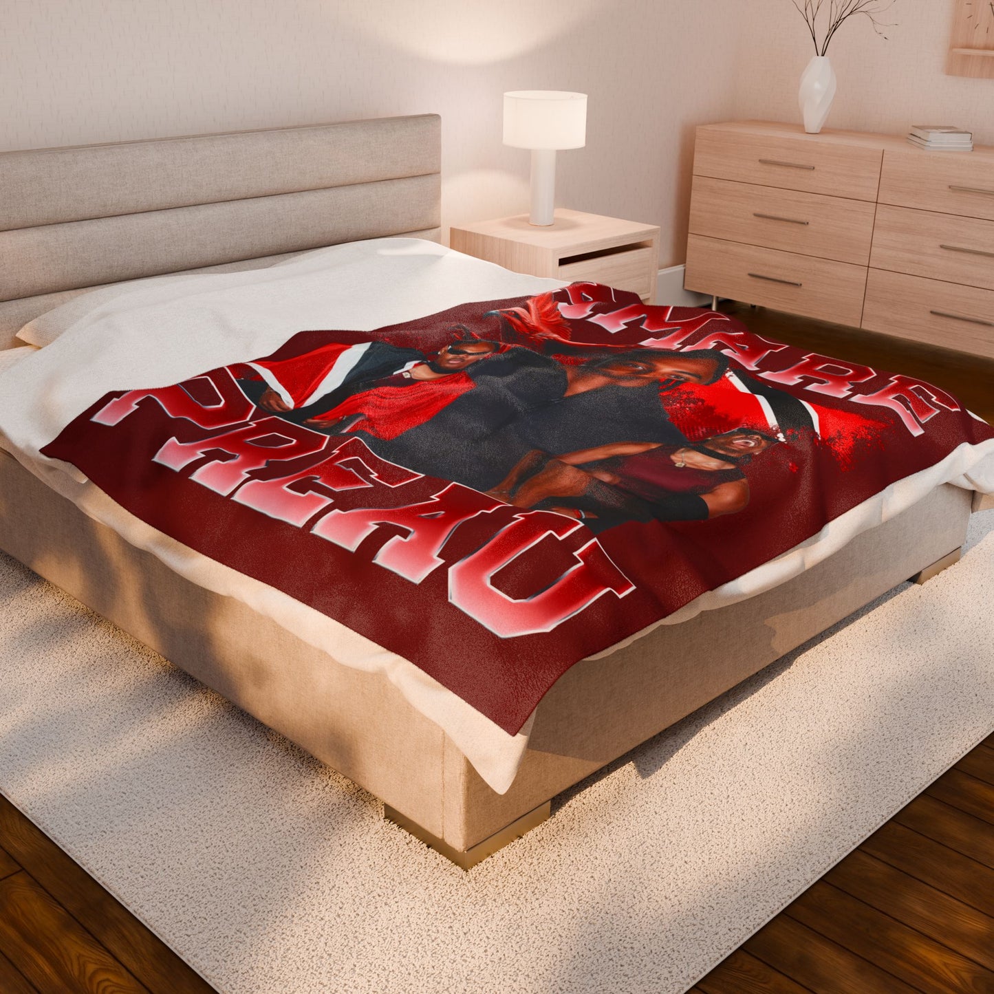 Amare Preau 60"-80" Plush Blanket