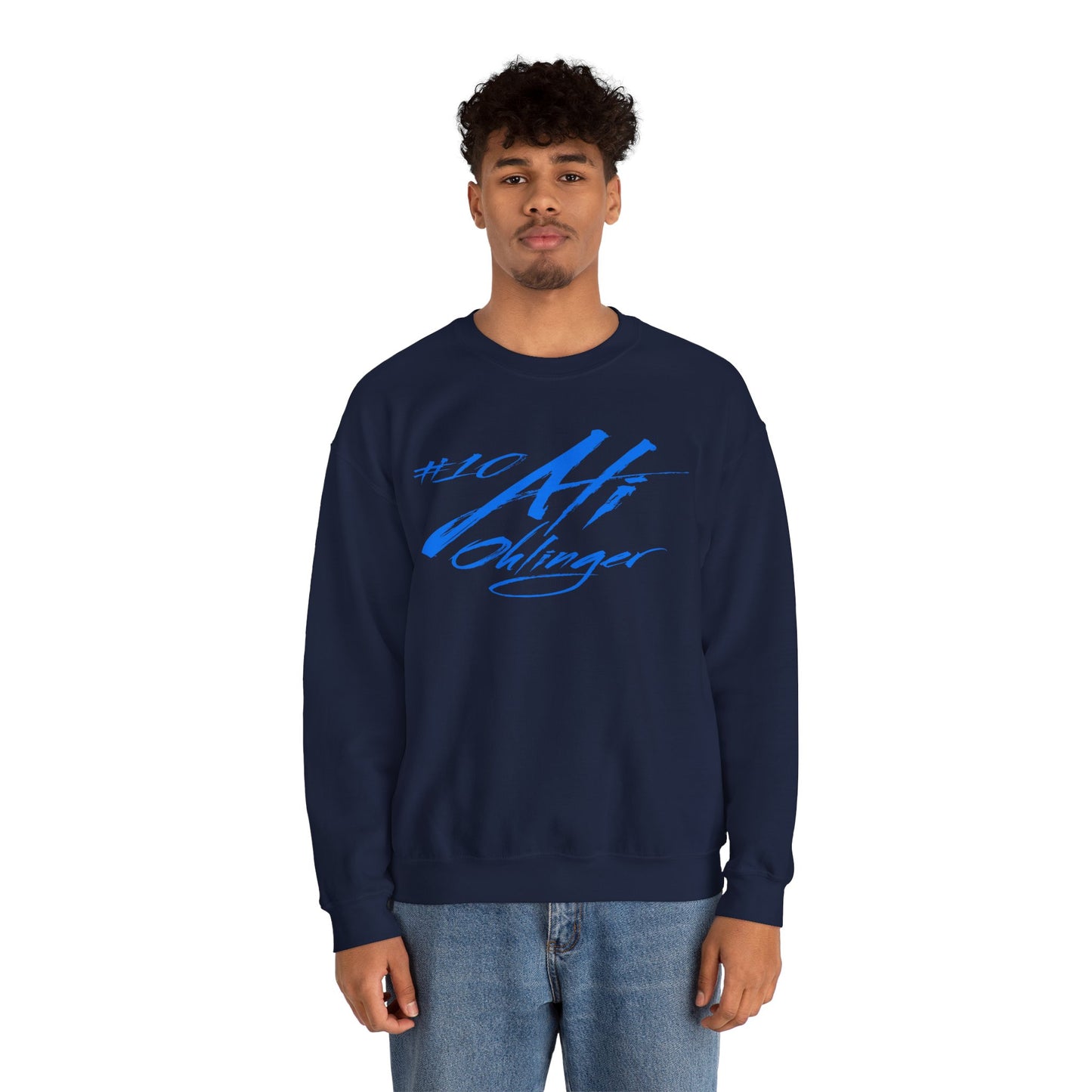 Ali Ohlinger Cursive Crewneck Sweatshirt