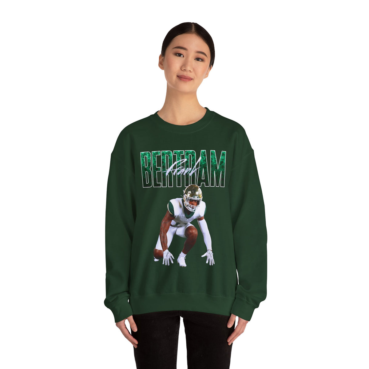 Frank Bertram Curved Combo Colored Crewneck Sweatshirt