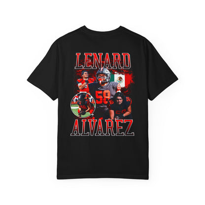 Lenard Alvarez Logo Front & Back Premium Tee
