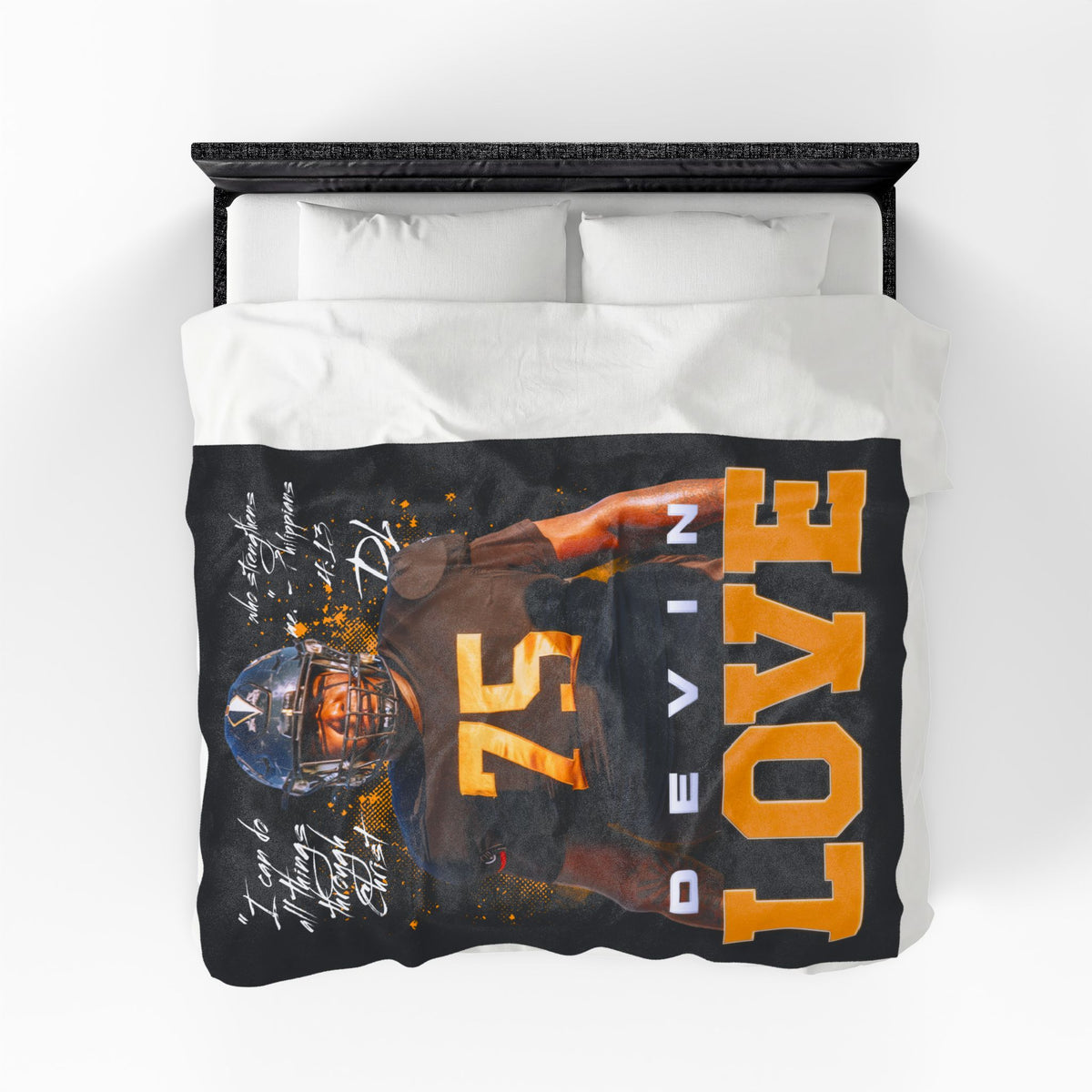 Devin Love 60"-80" Plush Blanket