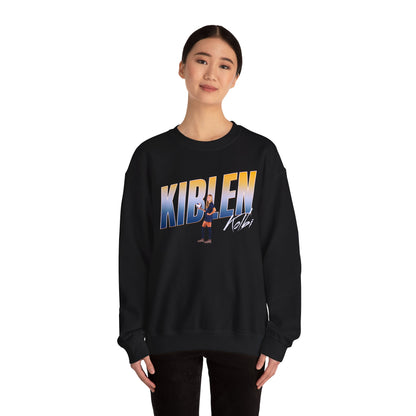 Kolbi Kiblen Cursive Combo Colored Crewneck Sweatshirt