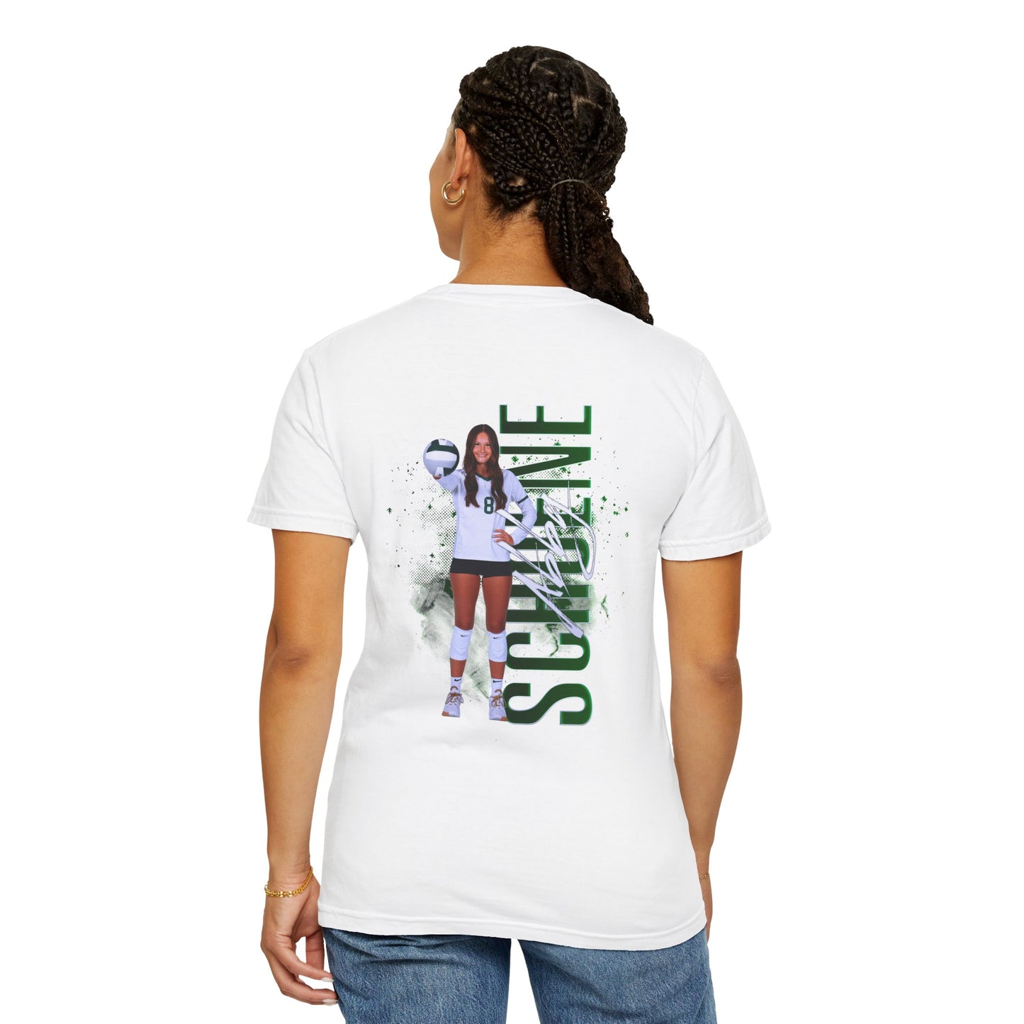 Abby Schoene Logo Front & Back Premium Tee