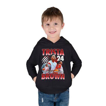 Trista Brown Toddler Pullover Hoodie