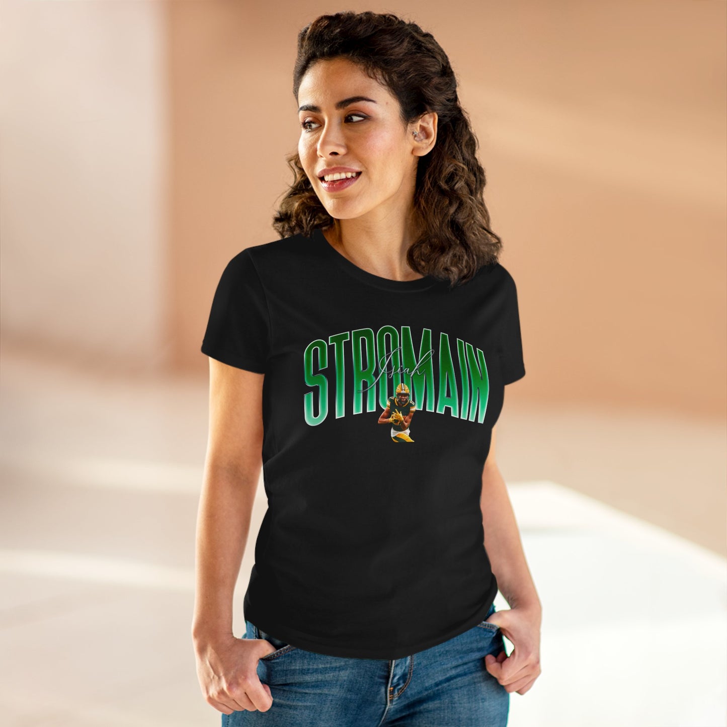 Isiah Stromain Big Last Name Women's Tee