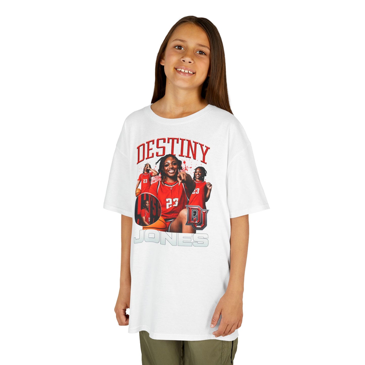 Destiny Jones First Name Highlight Kids Tee