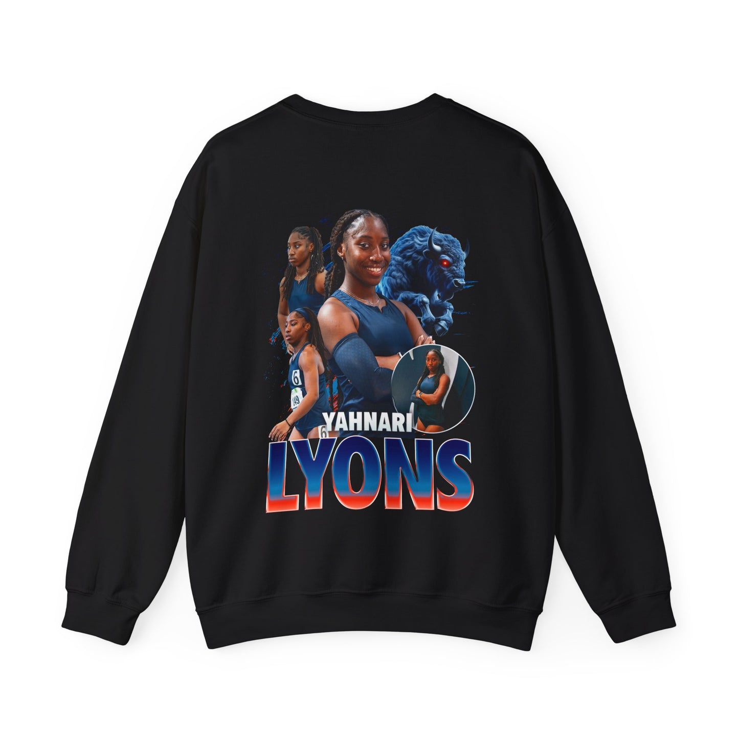 Yahnari Lyons Logo Front & Back Crewneck
