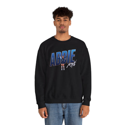 Abbie Roth Cursive Combo  Crewneck Sweatshirt