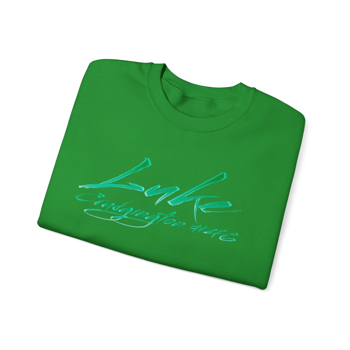 Luke Crudgington Cursive Name & Number Crewneck Sweatshirt