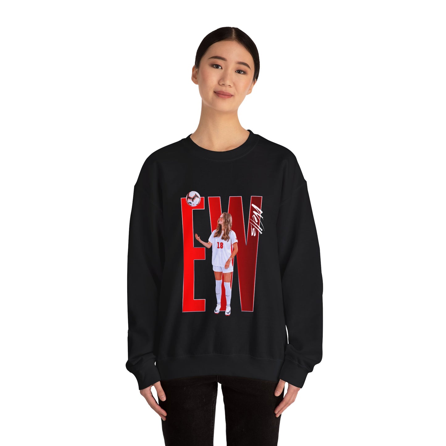 Erika Wells Player Icon Initals Crewneck Sweatshirt